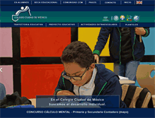 Tablet Screenshot of colegiociudad.edu.mx